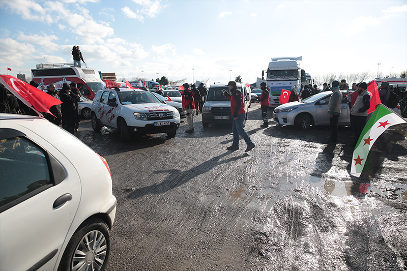 'Halep'e Yol Açın' konvoyu yola çıktı - 12