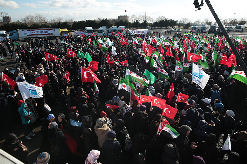 'Halep'e Yol Açın' konvoyu yola çıktı - 16