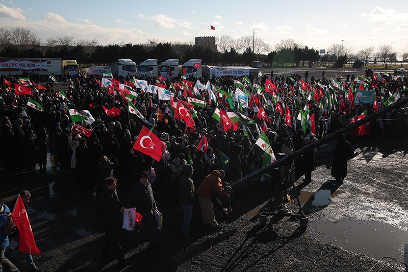 'Halep'e Yol Açın' konvoyu yola çıktı - 23