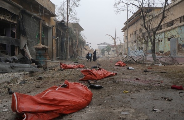 Halep'te sokaklar ceset doldu! - 46