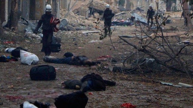 Halep'te sokaklar ceset doldu! - 49