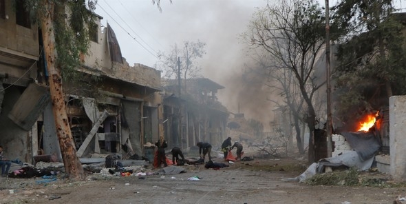 Halep'te sokaklar ceset doldu! - 62