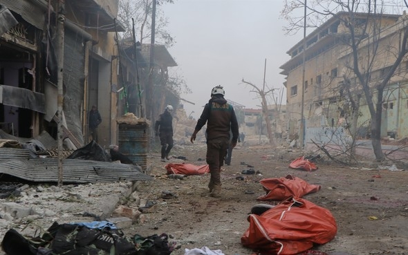 Halep'te sokaklar ceset doldu! - 50