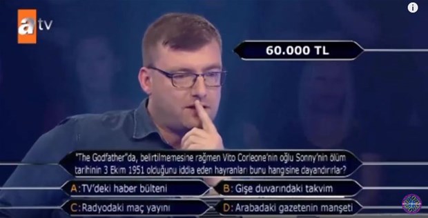 Kim Milyoner Olmak İster'deki ilginç sorular - 1