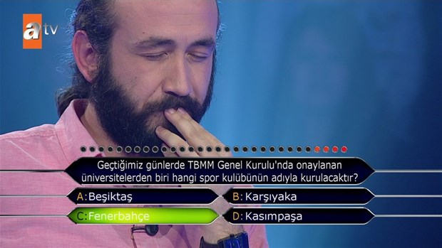 Kim Milyoner Olmak İster'deki ilginç sorular - 20