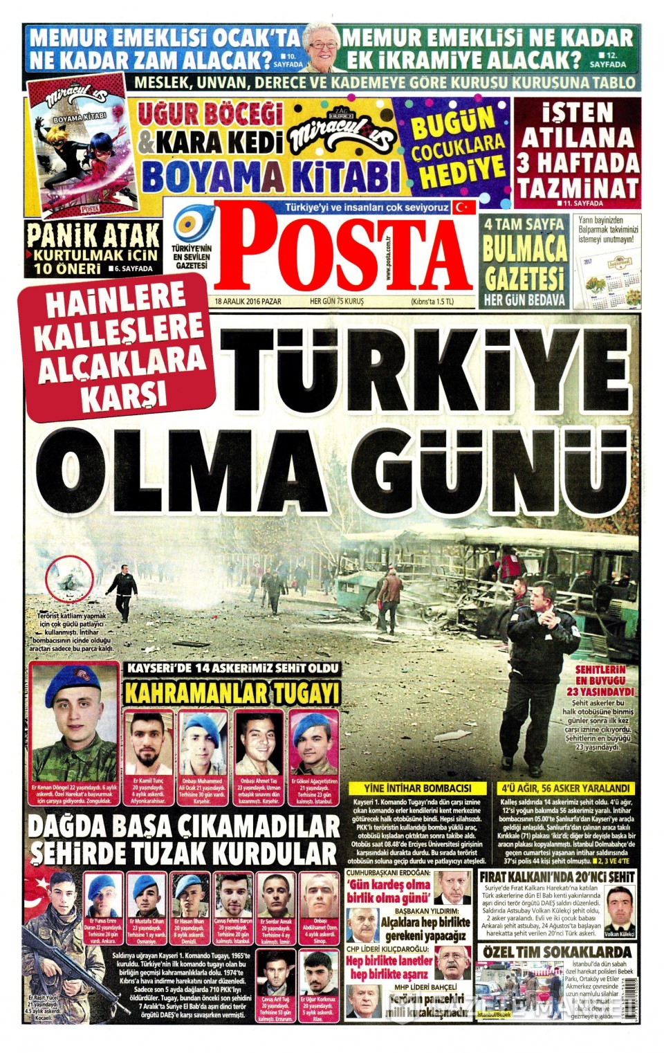 18 Aralık 2016 gazete manşetleri - 4