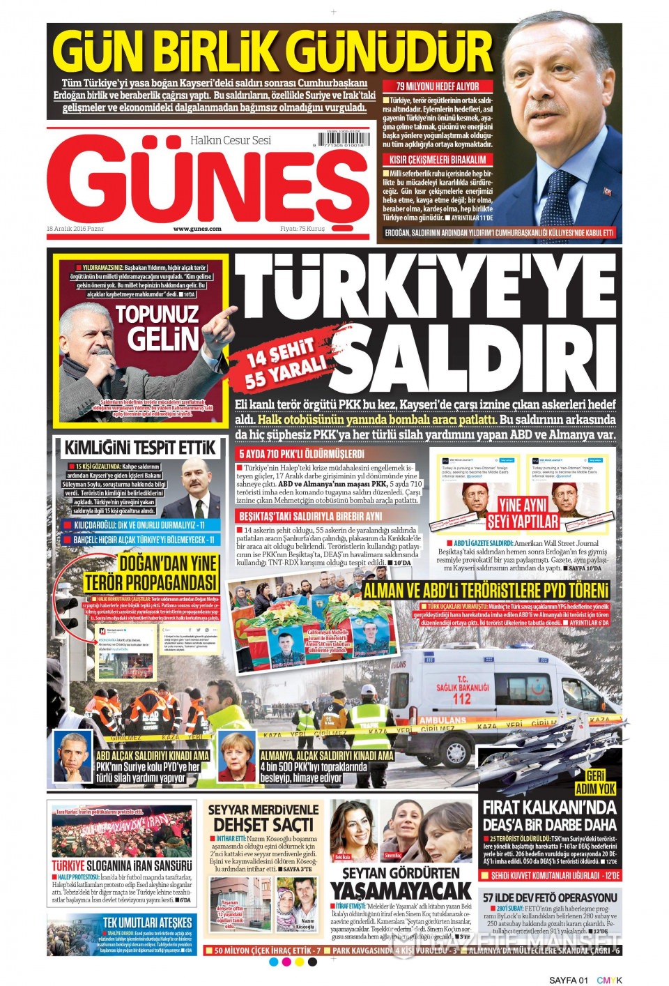 18 Aralık 2016 gazete manşetleri - 8