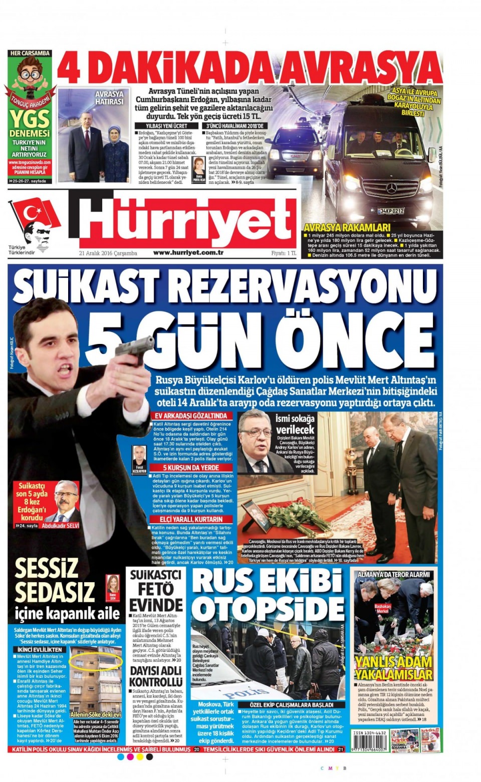 21 Aralık 2016 gazete manşetleri - 684