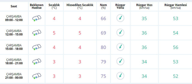 Meteoroloji uyardı! 10 ilde kuvvetli kar yağışı olacak - 5