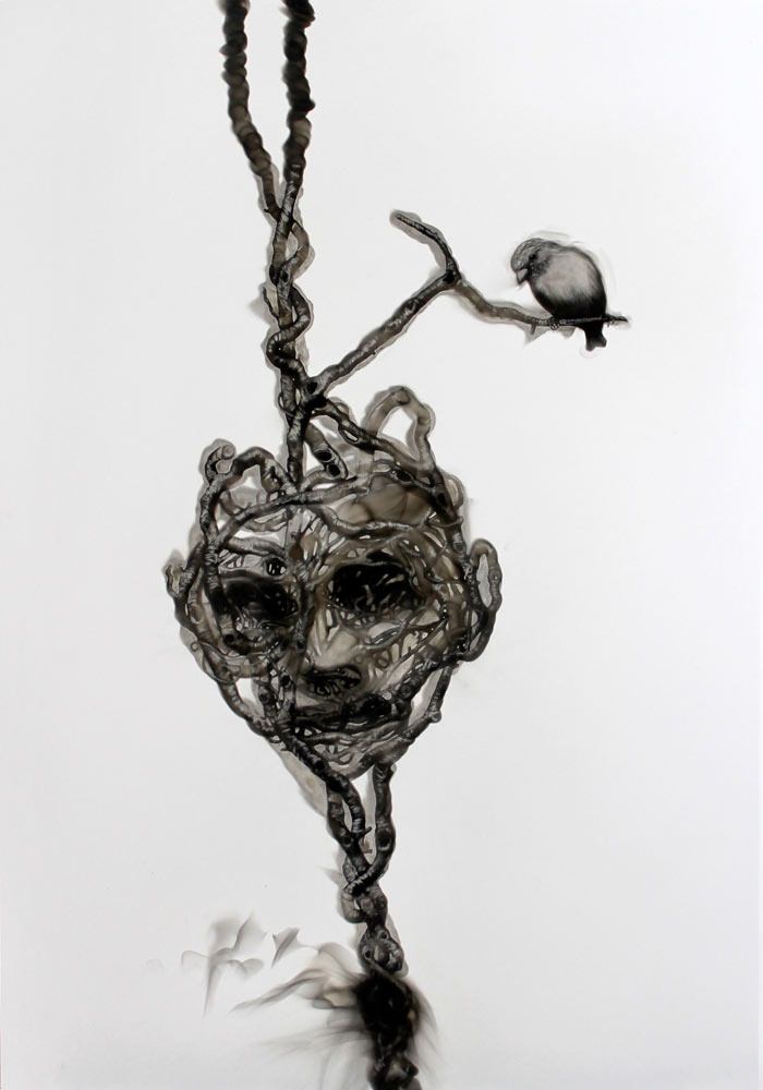 Ateşle resim çiziyor! - 10