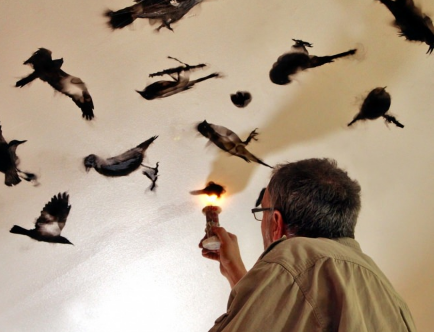 Ateşle resim çiziyor! - 34