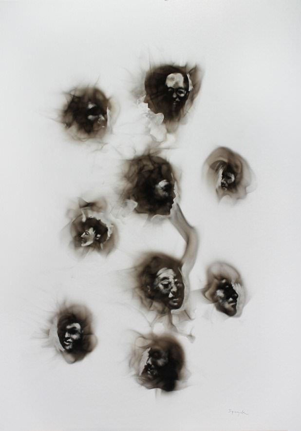 Ateşle resim çiziyor! - 53