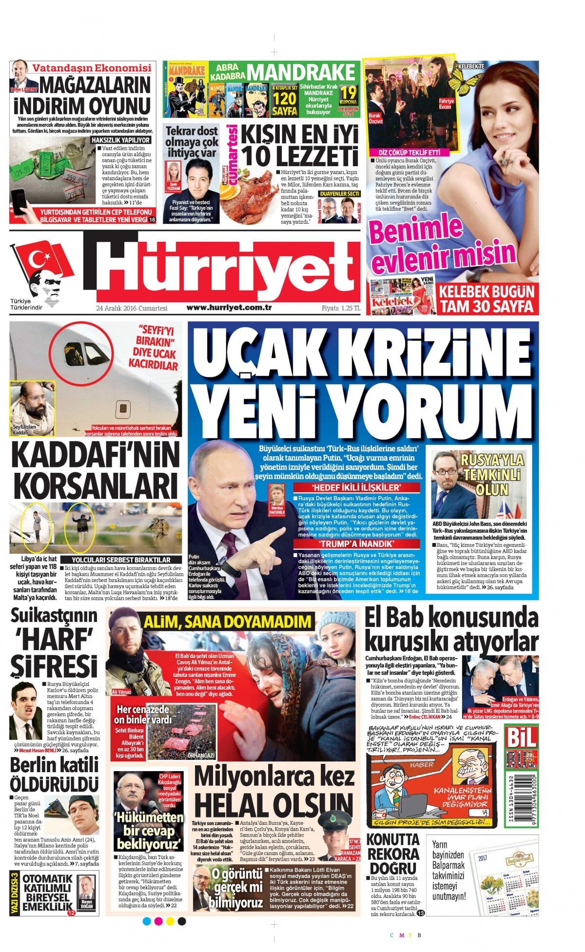 24 Aralık 2016 gazete manşetleri - 18