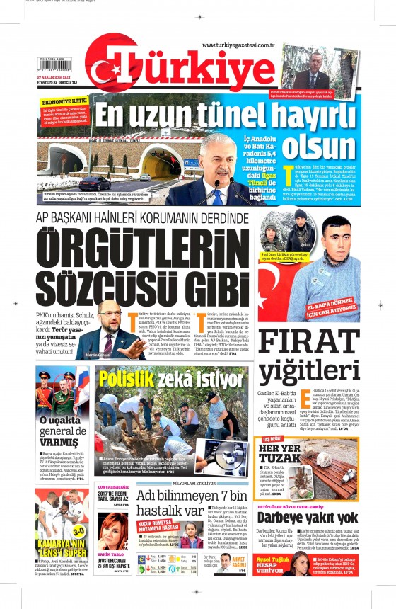 27 Aralık 2016 gazete manşetleri - 9
