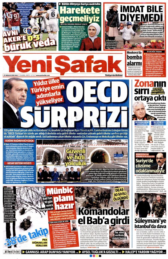 27 Aralık 2016 gazete manşetleri - 13