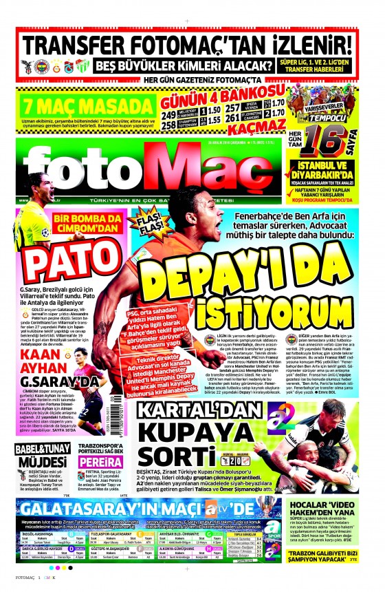 28 Aralık 2016 gazete manşetleri - 503