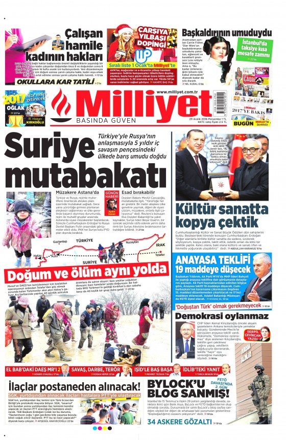 29 Aralık 2016 gazete manşetleri - 6