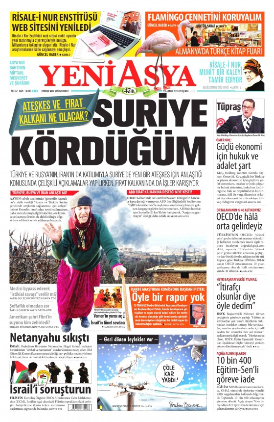 29 Aralık 2016 gazete manşetleri - 13
