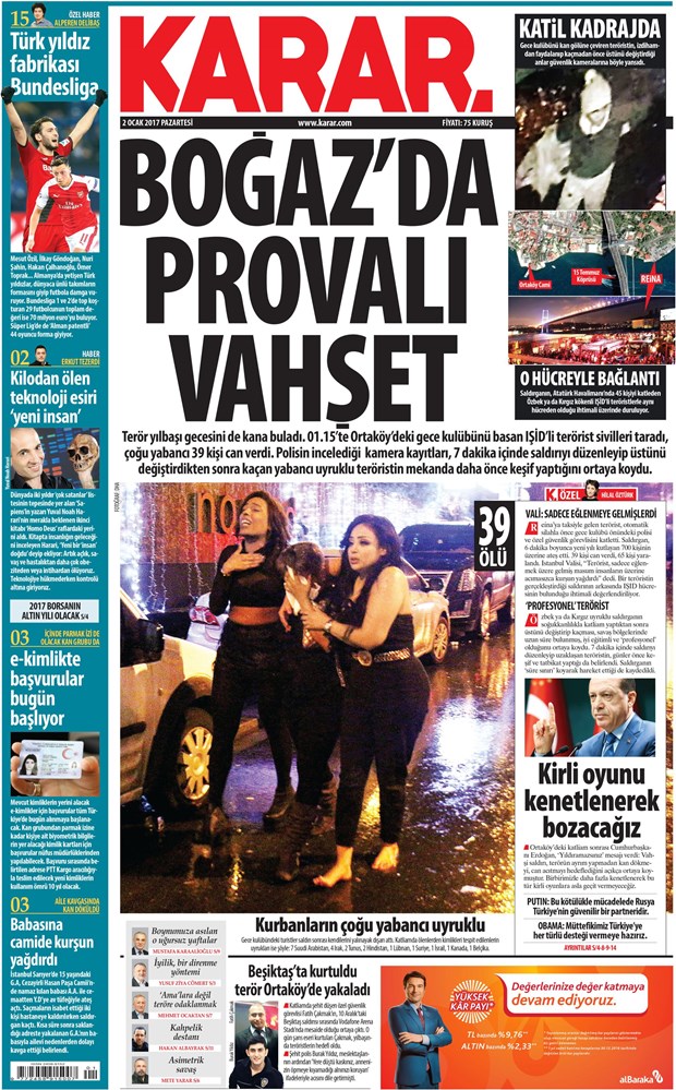 2 Ocak 2017 gazete manşetleri - 6