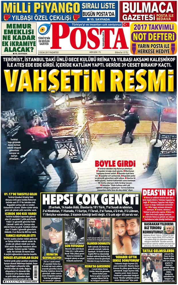 2 Ocak 2017 gazete manşetleri - 7