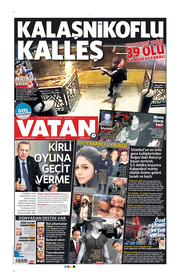 2 Ocak 2017 gazete manşetleri - 10