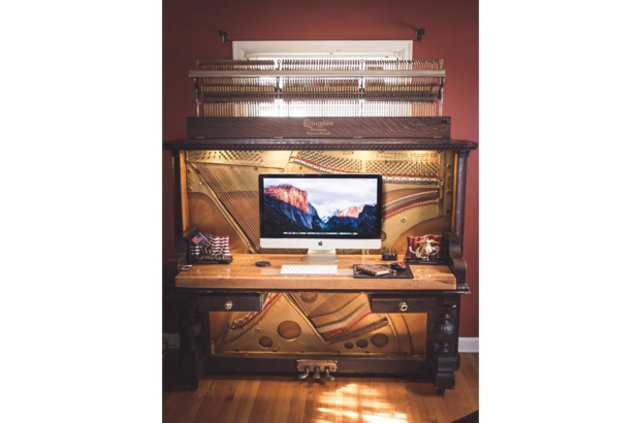 110 yıllık piyanoyu bakın neye dönüştürdü - 15