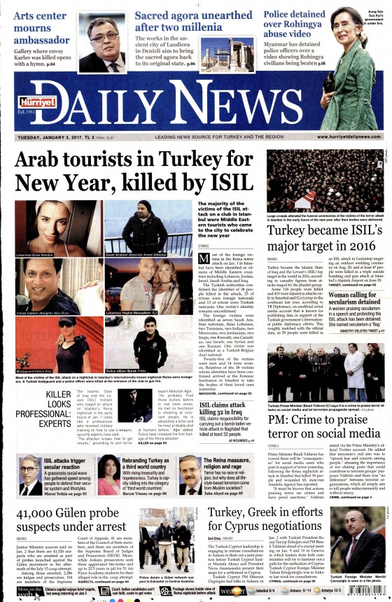 3 Ocak 2017 gazete manşetleri - 30