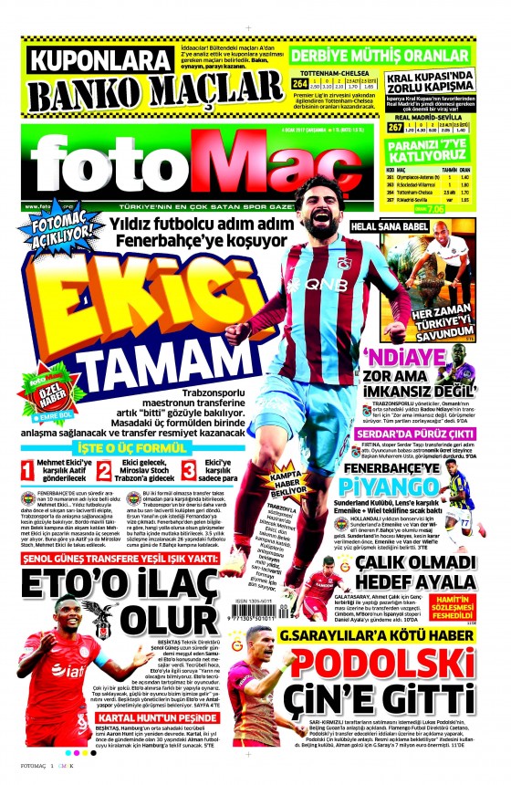 4 Ocak 2017 gazete manşetleri - 785