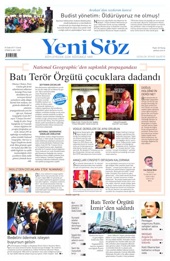 6 Ocak 2017 gazete manşetleri - 885