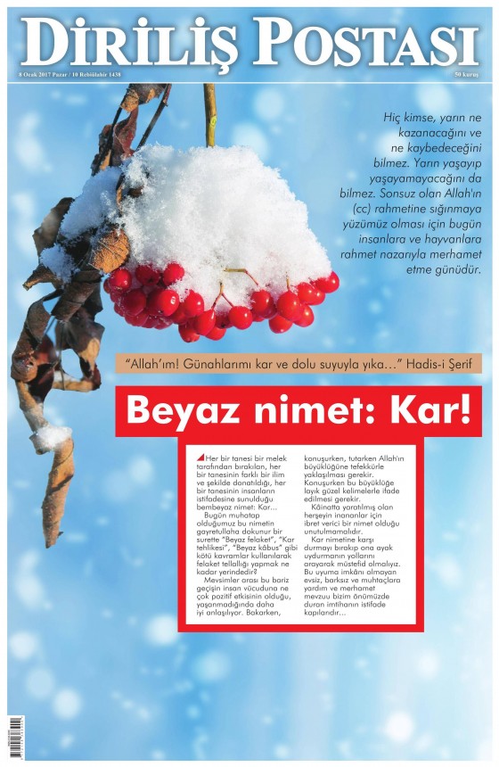 8 Ocak 2017 gazete manşetleri - 957