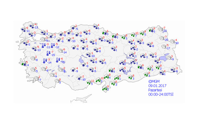 Yarından itibaren hava nasıl olacak? - 13