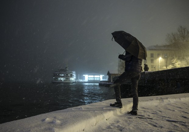 İstanbul'dan kar manzaraları - 44
