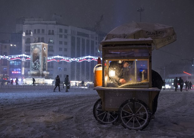 İstanbul'dan kar manzaraları - 46