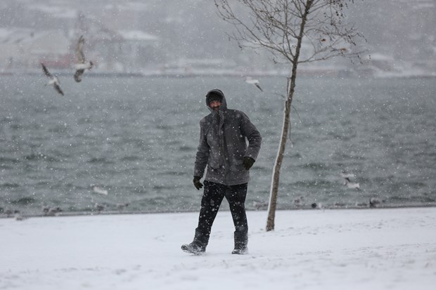 İstanbul'dan kar manzaraları - 47