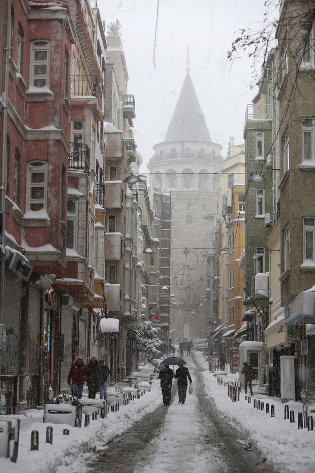 İstanbul'dan kar manzaraları - 25
