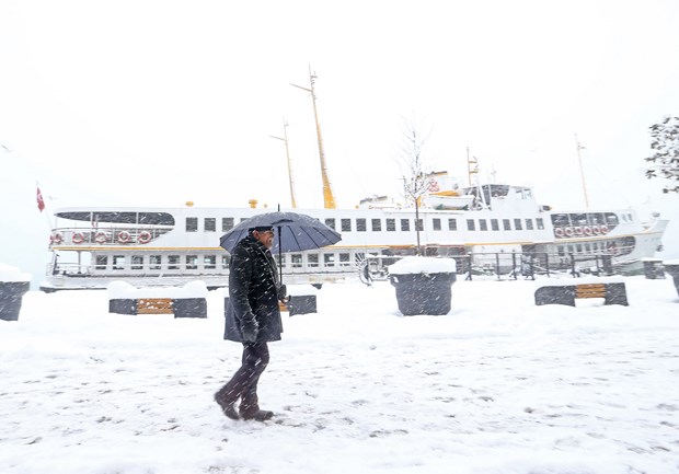 İstanbul'dan kar manzaraları - 49
