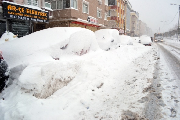 İstanbul'dan kar manzaraları - 13