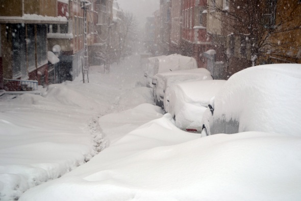 İstanbul'dan kar manzaraları - 16