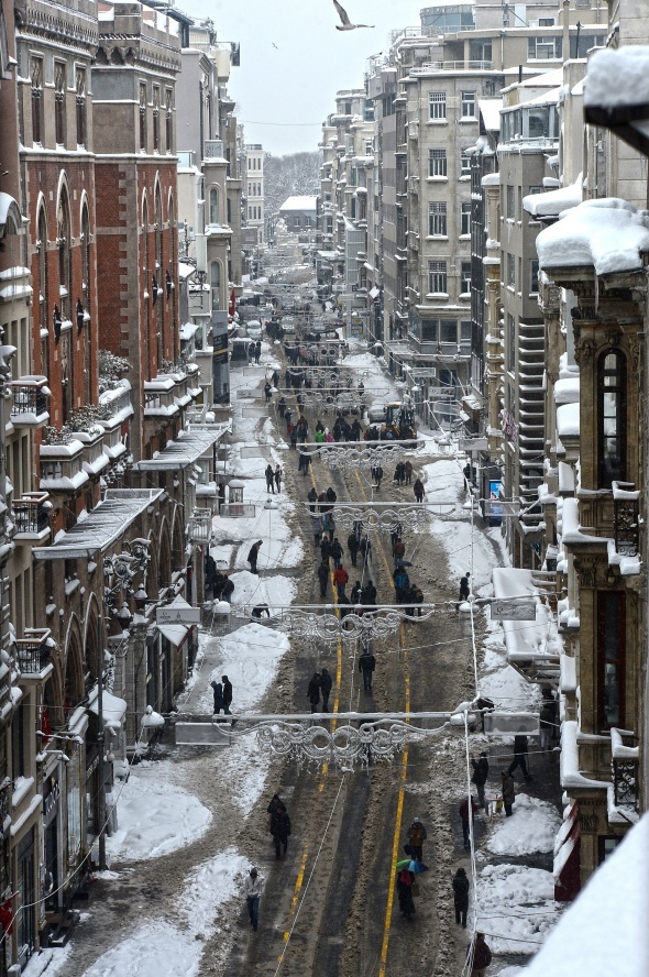 İstanbul'dan kar manzaraları - 65