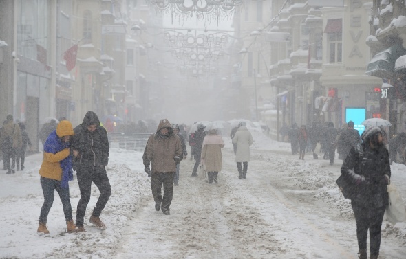 İstanbul'dan kar manzaraları - 68
