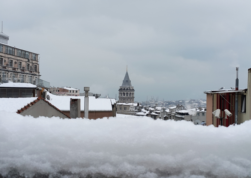 İstanbul'dan kar manzaraları - 78