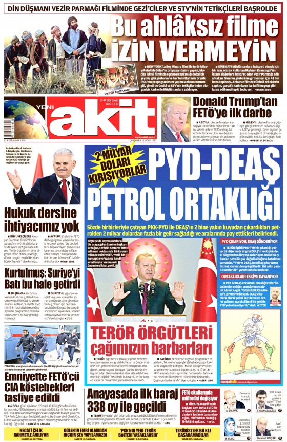 11 Ocak 2017 gazete manşetleri - 19