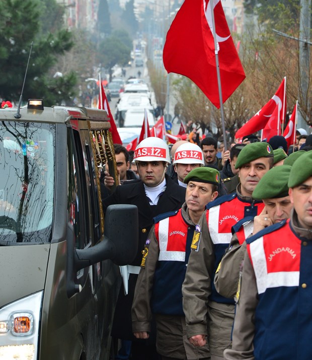 Fırat Kalkanı şehidine veda - 7