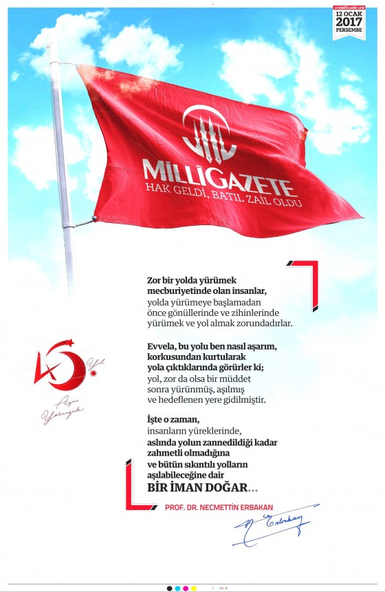 12 Ocak 2017 gazete manşetleri - 2