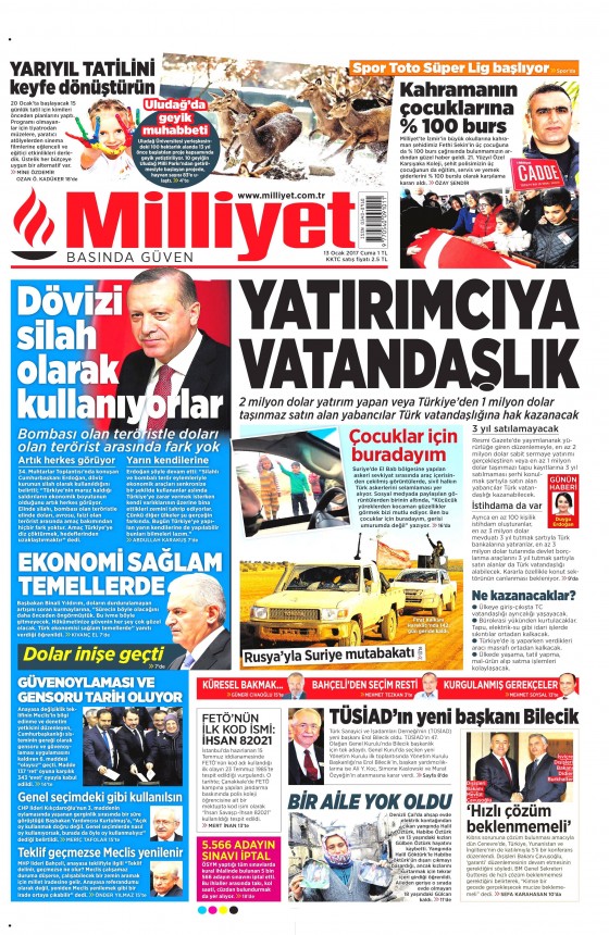 13 Ocak 2017 gazete manşetleri - 131