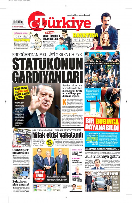13 Ocak 2017 gazete manşetleri - 139