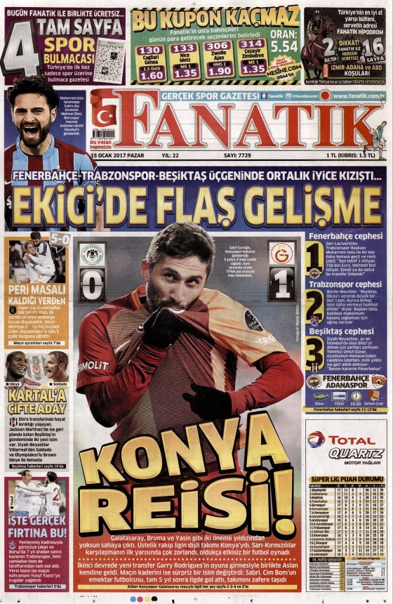 15 Ocak 2017 gazete manşetleri - 4