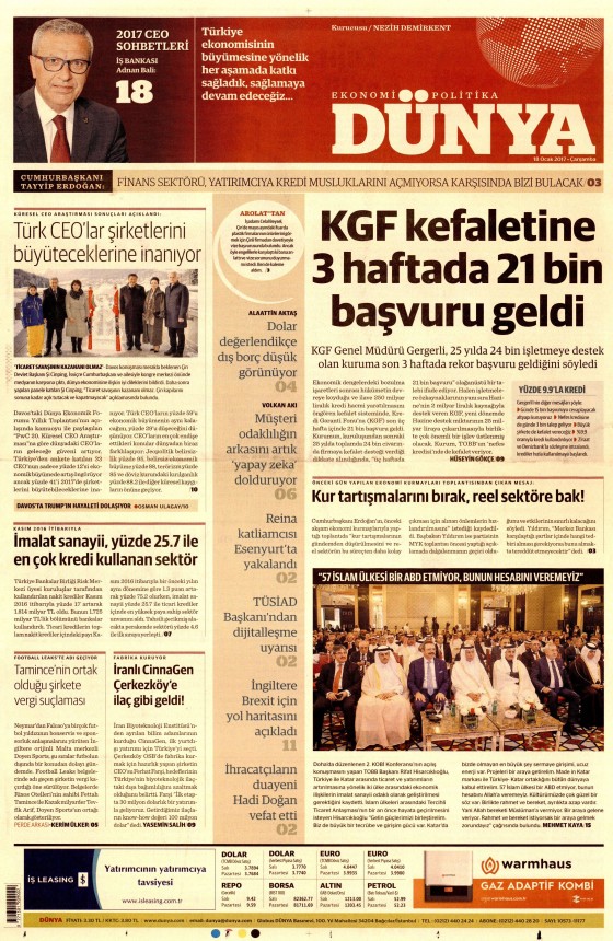 18 Ocak 2017 gazete manşetleri - 11