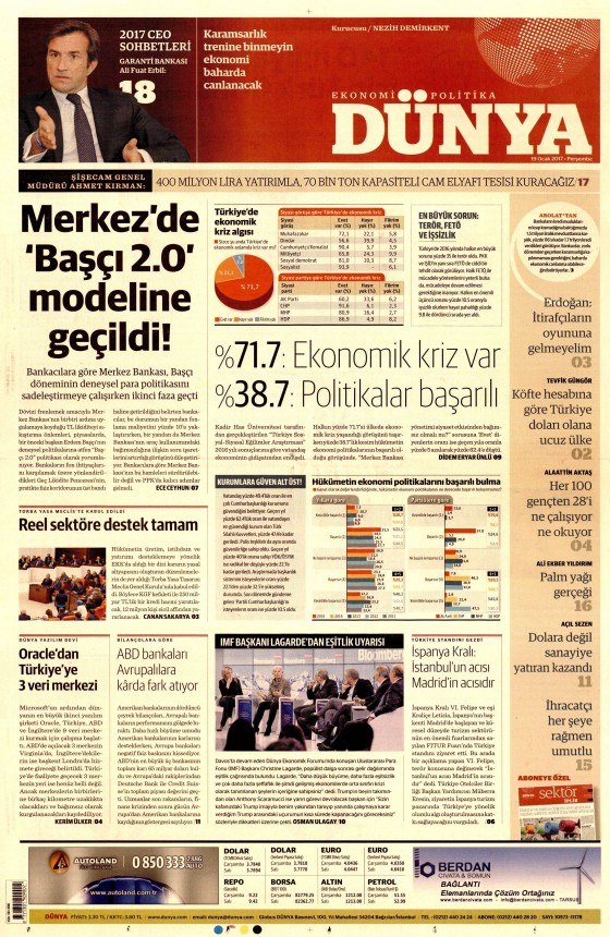 19 Ocak 2017 gazete manşetleri - 3