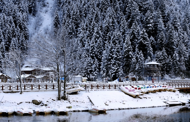 Uzungöl kışın da misafirlerini bekliyor - 2